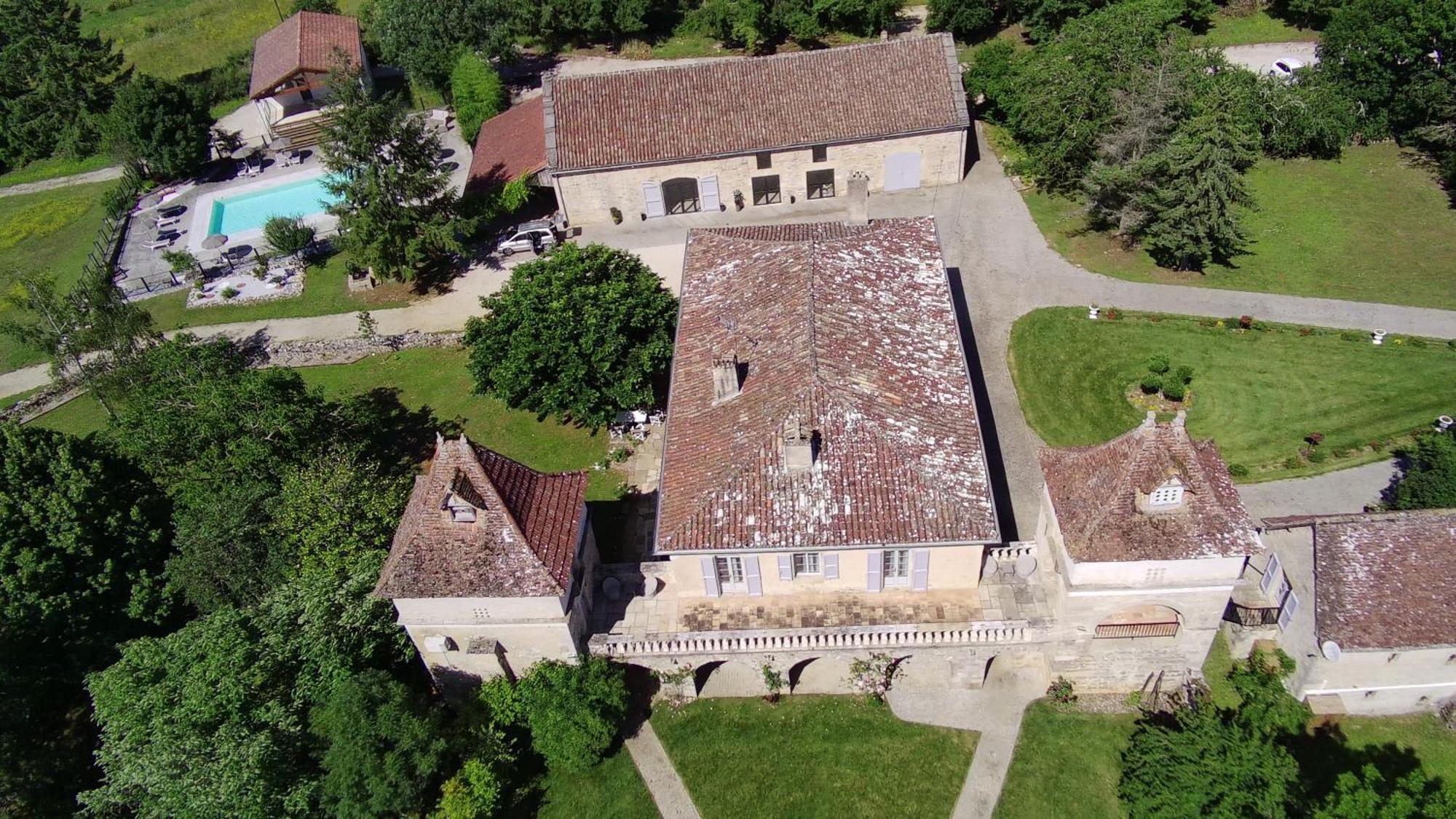 Bed and Breakfast Domaine De Monplaisir Caylus Exteriér fotografie